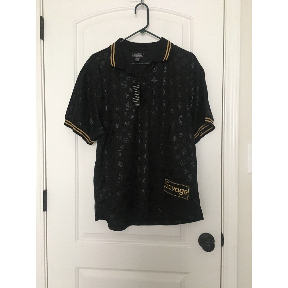 Bare Fox Queen Savage 00 Women’s Casual Short Sleeve Polo Shirt Top Curvy